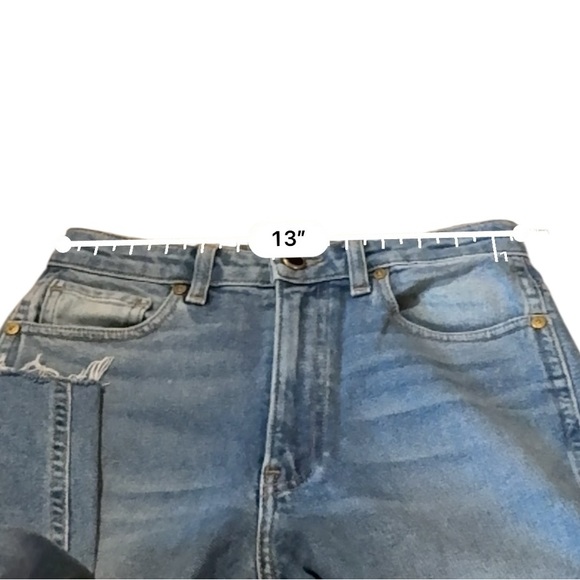 Khaite‎ Vanessa Medium Wash Skinny Jeans Women’s Size 26 High Rise Raw Hem Denim - Picture 9 of 11